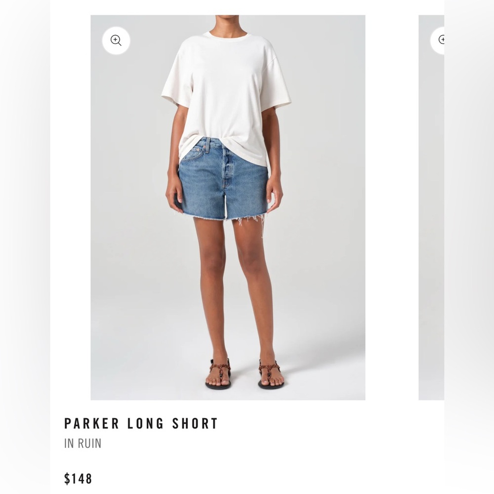 AGOLDE Parker long shorts